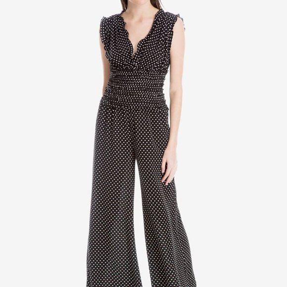 Max Studio Polka Dot Jumpsuit - Picture 6 of 6